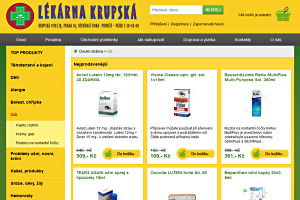 Lékárna Krupská Praha e-shop