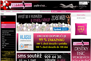 Vibro4you.cz - Shop roku 2011, 2012